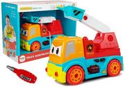 Mały majsterkowicz - LEANToys Auto Wóz strażacki Straż Pożarna do Rozkręcania 6952 - miniaturka - grafika 1