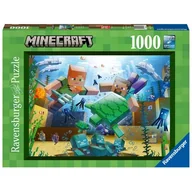Puzzle - Puzzle 1000 el. Minecraft Mozaika Ravensburger - miniaturka - grafika 1