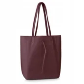 Torby i wózki na zakupy - Betlewski Skórzana duża torebka shopper na zakupy TESSA - miniaturka - grafika 1
