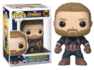 Funko Figurka Kapitan Ameryka - Pop! Vinyl: Marvel Avengers: Wojna bez granic - Figurki kolekcjonerskie - miniaturka - grafika 5