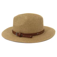 Czapki męskie - KAPELUSZ Alessio DAMSKI MĘSKI PLECIONY lato HAWANA letni PANAMA - miniaturka - grafika 1