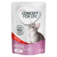 Mokra karma dla kotów - Concept for Life Kitten w galarecie, wołowina - bez zbóż - 12 x 85 g - miniaturka - grafika 1