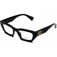 Okulary korekcyjne, oprawki, szkła - MIU MIU Okulary zerówki MU 03XV - miniaturka - grafika 1