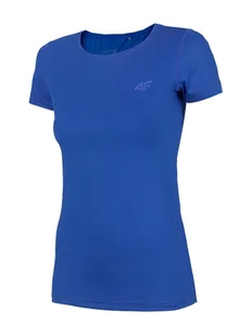 4F T-shirt funkcyjny w kolorze niebieskim - Koszulki sportowe damskie - miniaturka - grafika 1