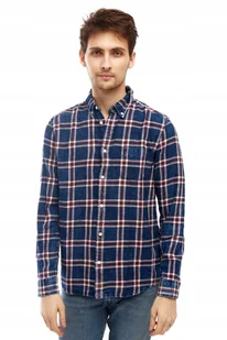 WRANGLER 1PKT BUTTON DOWN MARS RED W5A33TX3A M - Koszule męskie - miniaturka - grafika 1