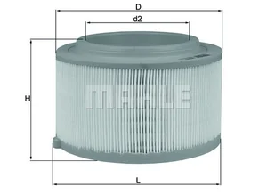Filtr powietrza Mahle LX 3458 - Filtry powietrza - miniaturka - grafika 1