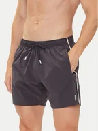 Kąpielówki męskie - BOSS Szorty kąpielowe Iconic 50491594 Szary Regular Fit - miniaturka - grafika 1