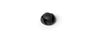 Klips samoprzylepny na 2 kabele Durable CAVOLINE Clip2 grafitowy 6szt. /503837/ DU1618-19 - Kanały kablowe - miniaturka - grafika 1