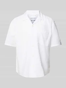 Koszula casualowa o kroju relaxed fit z rękawem o dł. 1/2 model ‘CAIDEN’ - Koszule męskie - miniaturka - grafika 1
