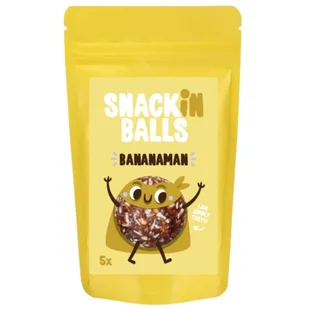 Ładowarka solarna SNACKin BALLS Bananaman 65 g - Zdrowa żywność - miniaturka - grafika 1