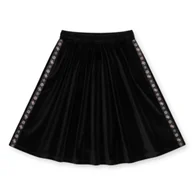 Spódnice - Spódnica dziewczęca Guess czarna aksamitna-134 - miniaturka - grafika 1