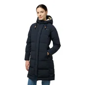 Kurtki damskie - Damski płaszcz puchowy Jack Wolfskin NORDLICHT COAT W dark navy - XS - miniaturka - grafika 1