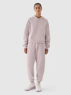 4F Spodnie dresowe oversize damskie 4F x Anna Lewandowska - beżowe XS - Spodnie sportowe damskie 4F Spodnie dresowe oversize damskie 4F x Anna Lewandowska - beżowe XS - Spodnie sportowe damskie - miniaturka - grafika 1