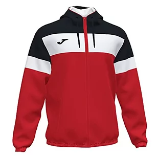 Joma Crew IV męska kurtka przeciwdeszczowa, czerwono-czarna, XL - Kurtki męskie - miniaturka - grafika 1