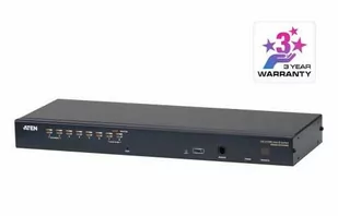 Aten Przełącznik KVM over IP KH1508AI-AX-G 1-lokalny/zdalny dostęp 8-portowy Kat 5 z portem Daisy-Chain KH1508AI-AX-G - Adaptery i przejściówki - miniaturka - grafika 1