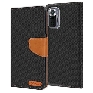 Etui na telefon komórkowy Xiaomi Redmi Note 10 Pro Etui Wallet Flip Case Pokrowiec ochronny z tkaniny - Etui i futerały do telefonów - miniaturka - grafika 1