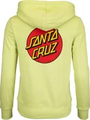 Bluzy damskie - bluza damska SANTA CRUZ CLASSIC DOT CHEST HOOD Aloe Green - miniaturka - grafika 1