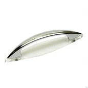 Zawiasy, okucia i inne akcesoria - Uchwyt meblowy podłużny z podkładką 1555 Chrom polerowany - miniaturka - grafika 1