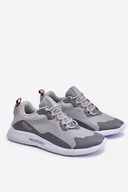 Sneakersy damskie - Damskie Buty Sportowe Sneakersy Big Star LL274371 Szare-36 - miniaturka - grafika 1