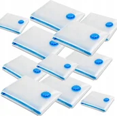 Pokrowce na ubrania - WORKI PRÓŻNIOWE Na Ubrania Pościel Torby, ZESTAW 12 SZTUK , 4 ROZMIARY - miniaturka - grafika 1