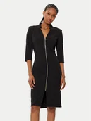 Sukienki - Rinascimento Sukienka koktajlowa CFC0121893003 Czarny Slim Fit - miniaturka - grafika 1