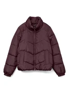 Kurtki damskie - Vero Moda Kurtka pikowana w kolorze brązowym - miniaturka - grafika 1