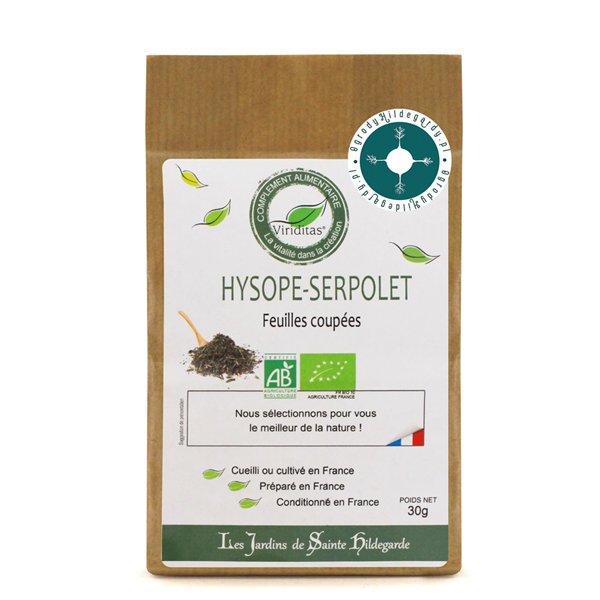 Przyprawy i zioła - Mieszanka z macierzanką i hyzopem (liście)30g Bio* / Les Jardins de Sainte-Hildegarde