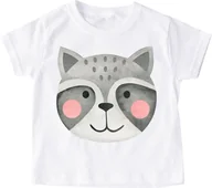 Koszulki dla dziewczynek - Koszulka dla dziecka twarz3 - miniaturka - grafika 1