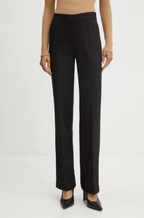 Morgan spodnie PBEKA.F damskie kolor czarny proste medium waist PBEKA.F - Spodnie damskie - miniaturka - grafika 1
