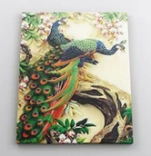 Malowanie po numerach - Paw królewski - malowanie po numerach 50x40 cm - miniaturka - grafika 1