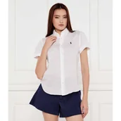 Koszule damskie - POLO RALPH LAUREN Lniana koszula | Regular Fit - miniaturka - grafika 1