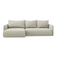 Narożniki - Kremowy rozkładany/ze schowkiem narożnik (lewostronny) Nanea – Makamii - miniaturka - grafika 1