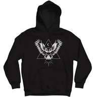 Bluzy męskie - Sowa Bluza Illuminati Diament Ksi����yc Masoni - miniaturka - grafika 1