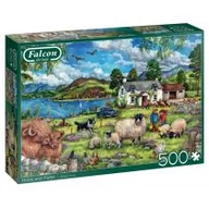 Puzzle - Falcon Puzzle 500 Farma w górach G3 - miniaturka - grafika 1