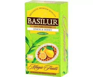 BASILUR BASILUR Herbata Lemon i Honey WIKR-1055245 - Kawa w kapsułkach i saszetkach - miniaturka - grafika 1