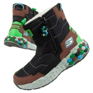 Śniegowce damskie - Śniegowce Skechers Jr 402216 (kolor Brązowy, rozmiar 29) - miniaturka - grafika 1