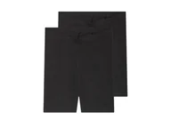 Spodenki rowerowe - esmara® Legginsy kolarki dziewczęce, 2 pary (Czarny, 134/140) - miniaturka - grafika 1