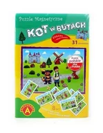 Pozostałe książki - Puzzle Magnetyczne Kot w butach - miniaturka - grafika 1
