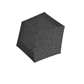 Parasole - reisenthel Umbrella Pocket Mini bardzo płaski, stabilny i lekki parasol kieszonkowy w kolorze Signature Black z łatwym otwieraczem ręcznym – duży daszek – 25 x 2,5 x 6,5 cm – waga 190 g - miniaturka - grafika 1