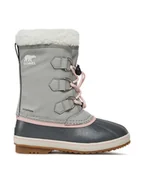 Buty dla dziewczynek - Sorel Śniegowce Yoot Pac™ Nylon Wp NY1962-081 Szary - miniaturka - grafika 1