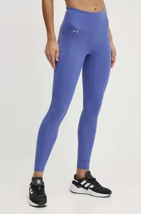 Under Armour legginsy treningowe Motion kolor fioletowy gładkie 1361109 - Legginsy - miniaturka - grafika 1