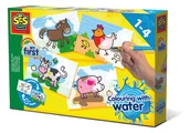 Zabawki kreatywne - Ses NL Moje pierwsze kolorowanie wodą Farma - miniaturka - grafika 1