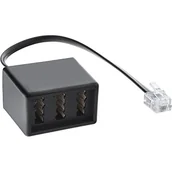 Patchcordy - InLine TAE German Adapter Kabel RJ11 6P4C męski TAE NFN żeński 69942A - miniaturka - grafika 1