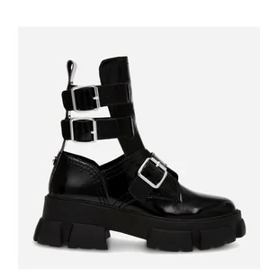 Botki damskie Steve Madden Tiedup Bootie SM11002723-001 36 22.2 cm Czarne (8720857174618). Botki damskie - Botki damskie - miniaturka - grafika 1