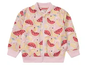 Kurtki i płaszcze dla dziewczynek - lupilu® Kurtka pilotka dziecięca, ze ściągaczami (Jasnoróżowy, 110) - miniaturka - grafika 1