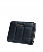 Portfele - Portfel Damski Pikowany Średni Na Karty PUCCINI Czarny BLP833A 1 - miniaturka - grafika 1