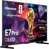 Telewizory - HISENSE 85E77S Pro 85" QLED 4K 144Hz VRR VIDAA Dolby Atmos Dolby Vision HDMI 2.1 - miniaturka - grafika 1