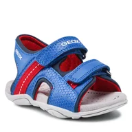Sandały damskie - Geox Sandały B Sand Agasim B. B B251AB 01554 C4227 M Royal/Navy - miniaturka - grafika 1