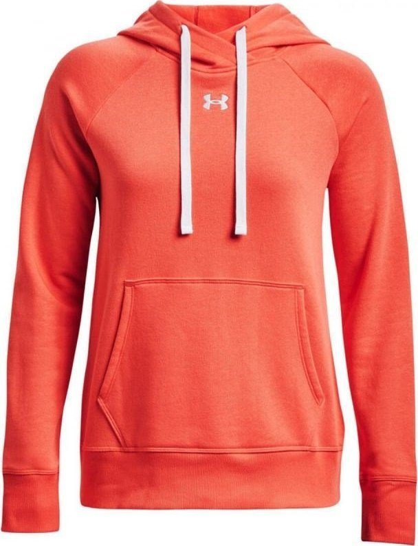 Under Armour Bluza damska Under Armour Rival Fleece HB Hoodie pomarańczowa 1356317 877 L
