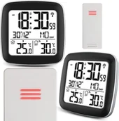 Stacje pogodowe - Stacja pogodowa w kolorze srebrnym z wyświetlaczem BD-903 - miniaturka - grafika 1